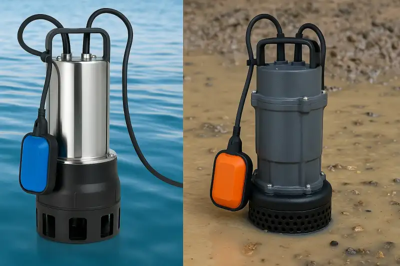 Ghid rapid pentru pompe de drenaj: apă curată vs. murdară