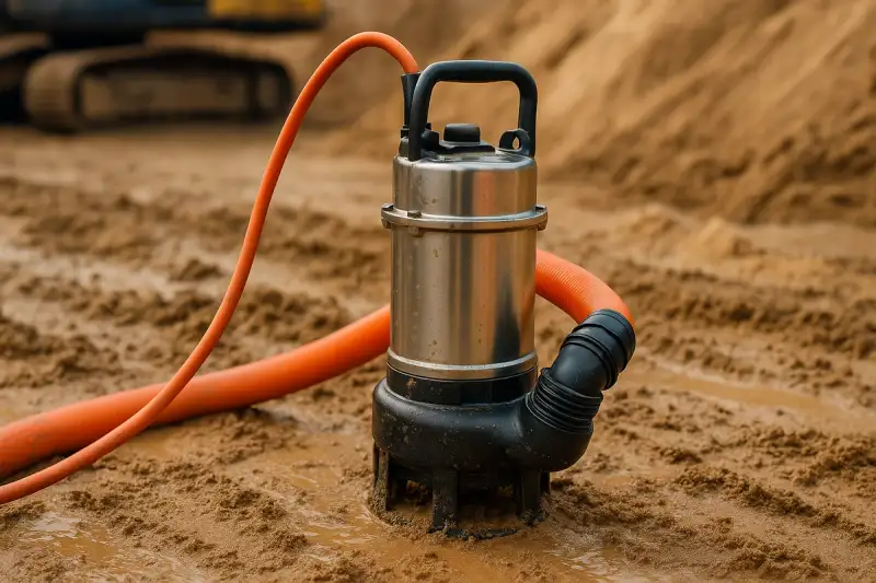 Pompe pentru șantiere rezistente la abraziune