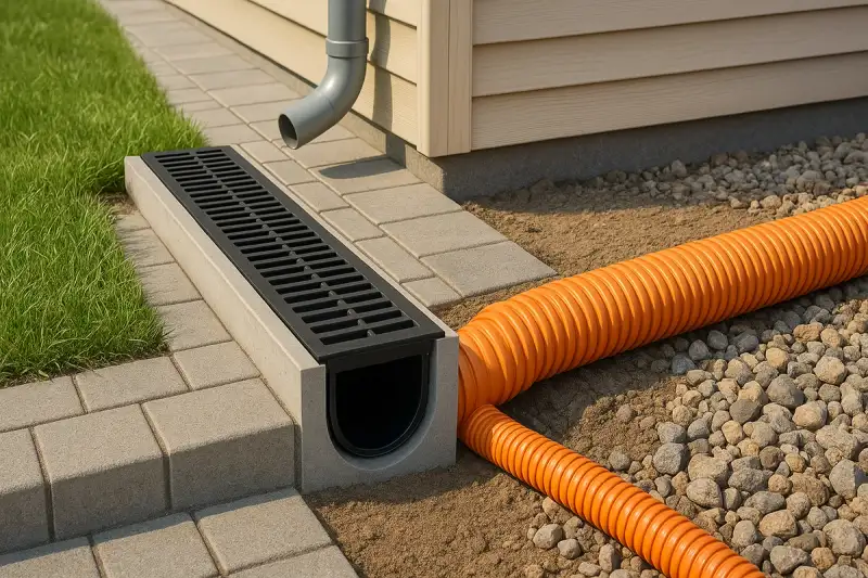 Rigole pentru ape pluviale: dimensionare și montaj corect
