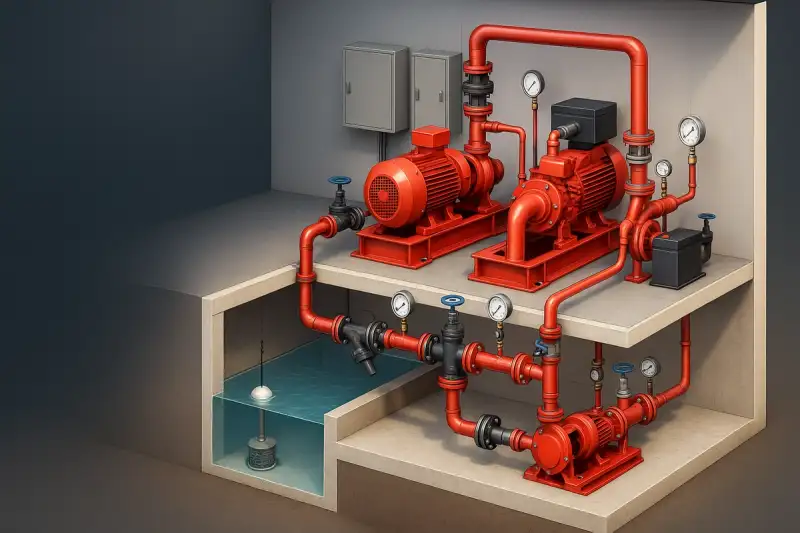 Pompe pentru stingere incendiu din rezervor: criterii minime